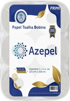 Bobina 100% Celulose Azepel 20x200m (30g)