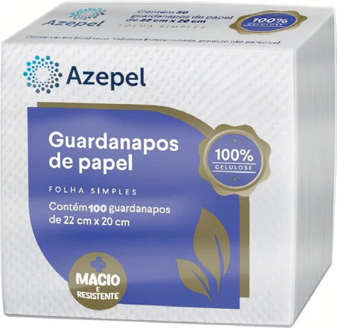 Guardanapos de Papel 100% Celulose 22x20 c/ 50 folhas