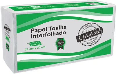 Interfolha Branco Original 20x21 c/ 500g