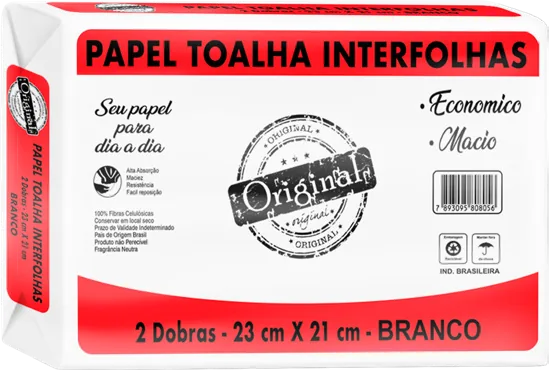 Interfolha Branco Original 23x21 c/ 600g