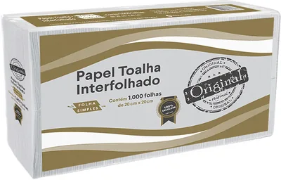 Interfolha 100% Celulose Original 20x21 c/ 500g